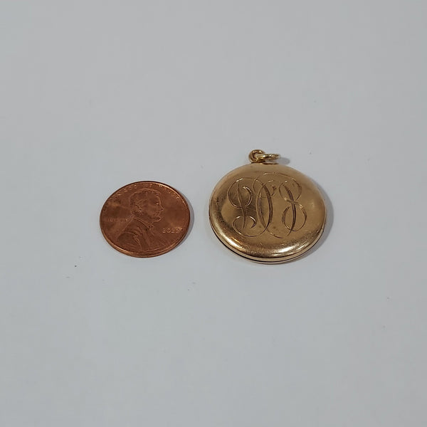 10K Gold Locket - Big Reuse