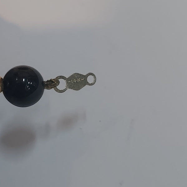 14K Gold & Onyx Bracelet - Big Reuse