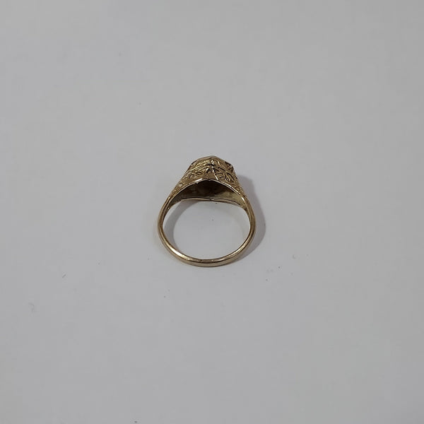 14K Gold & Sapphire Ring - Big Reuse