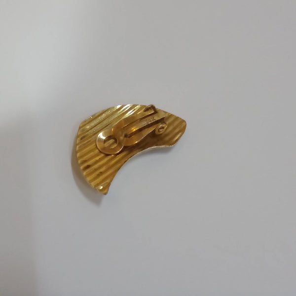 14K Gold Vintage Clip Earrings - Big Reuse