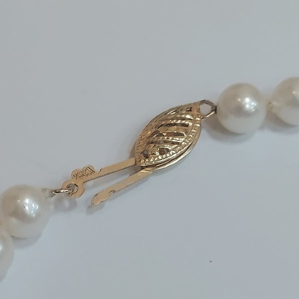 14K & Pearl Necklace - Big Reuse