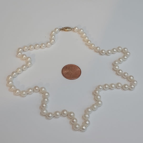 14K & Pearl Necklace - Big Reuse