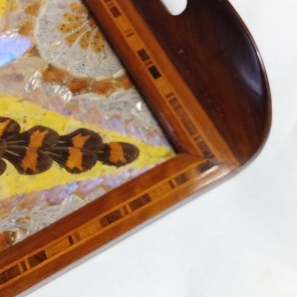 Large Art Deco Butterfly Wing Tray - Big Reuse