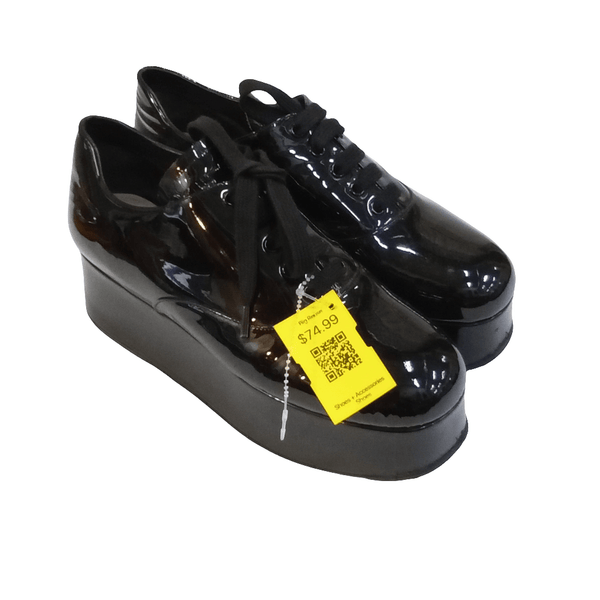 Miu Miu Patent Leather Platform Shoes - Big Reuse