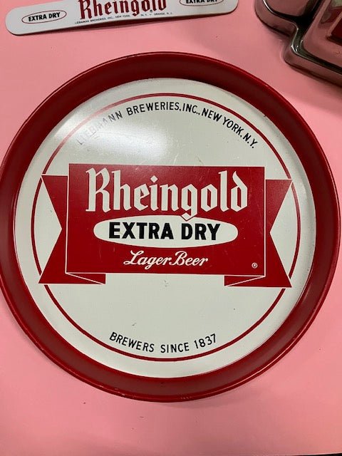 Rheingold Beer Tray + Napkin Holder + Scraper - Big Reuse