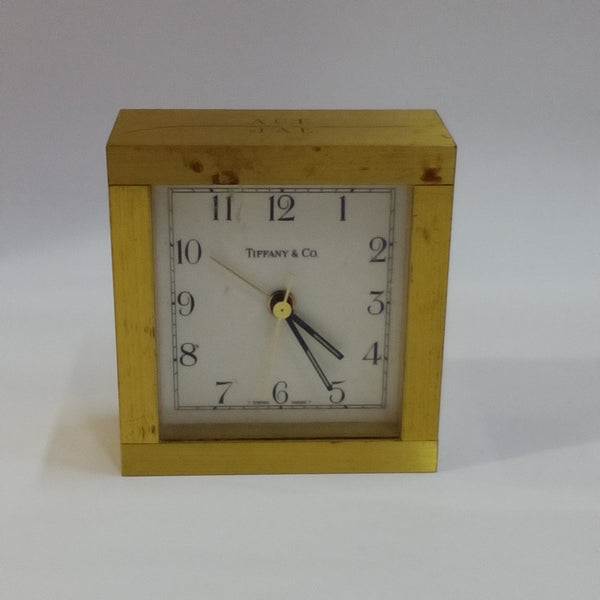 Tiffany & Co. Monogrammed Brass Clock - Big Reuse