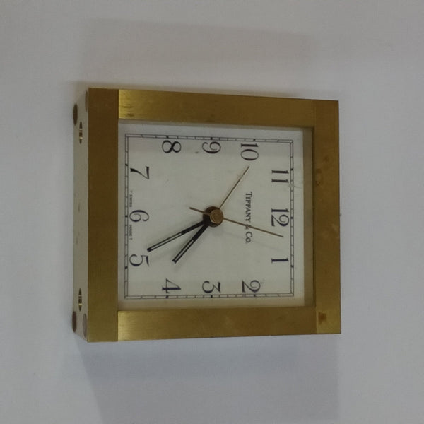 Tiffany & Co. Monogrammed Brass Clock - Big Reuse