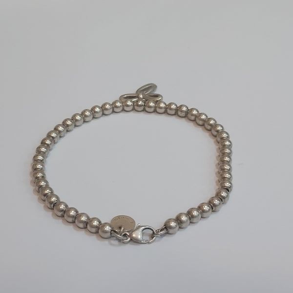 Tiffany & Co. Sterling Silver Bow Charm Bracelet - Big Reuse