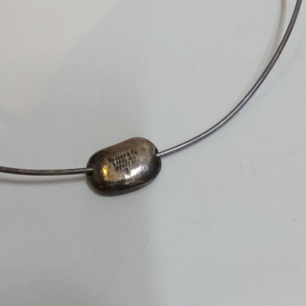 Tiffany & Co. x Elsa Peretti Sterling Silver Bean Choker - Big Reuse