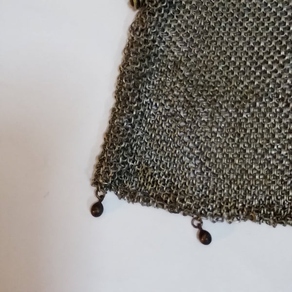 Vintage German Silver Chainmail Bag - Big Reuse