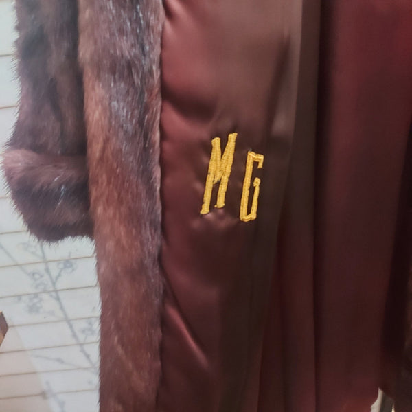 Vintage Mink Fur Coat - Big Reuse