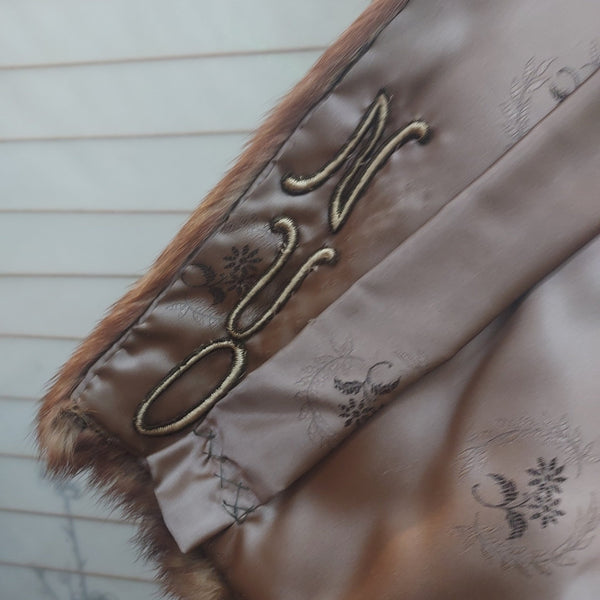 Vintage Mink Fur Stole - Big Reuse