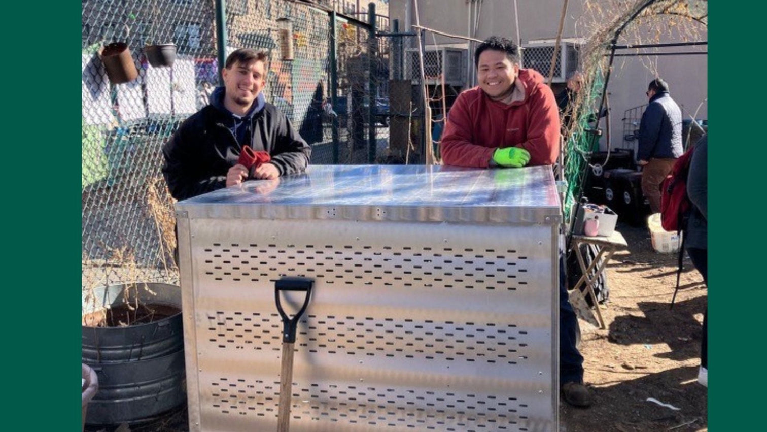 New Composting Bins Project for Q Garden – Big Reuse