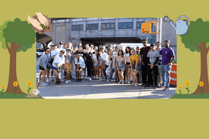NYU & UCLA Alumni Students join Big Reuse to care for street trees in Sunnyside! - Big Reuse