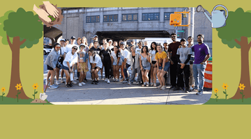 NYU & UCLA Alumni Students join Big Reuse to care for street trees in Sunnyside! - Big Reuse