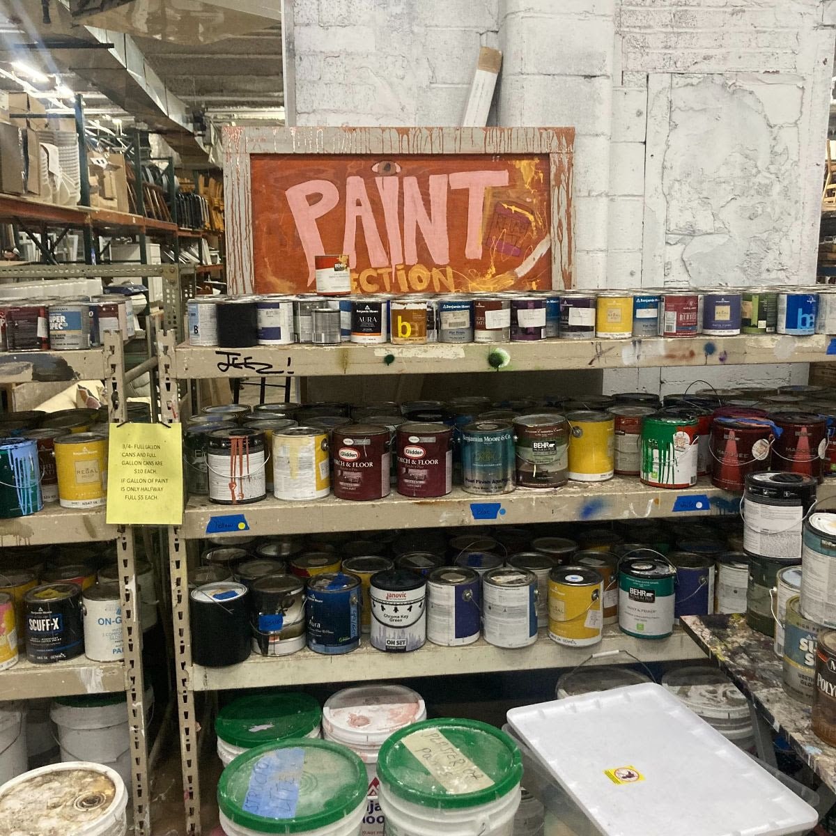 Recycle Leftover Paint at Big Reuse!