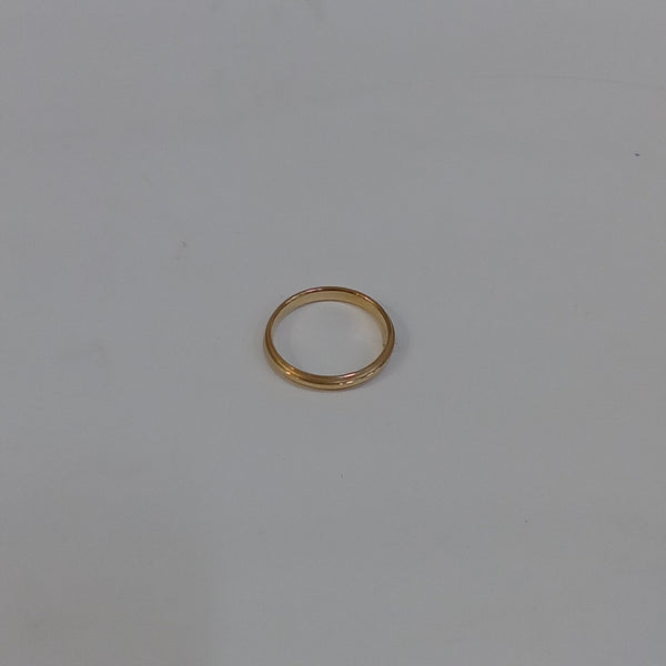 14K Gold Band Ring - Big Reuse