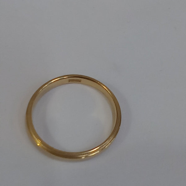 14K Gold Band Ring - Big Reuse