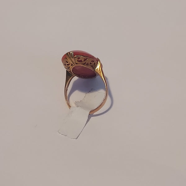 14K & Sea Coral Ring - Big Reuse