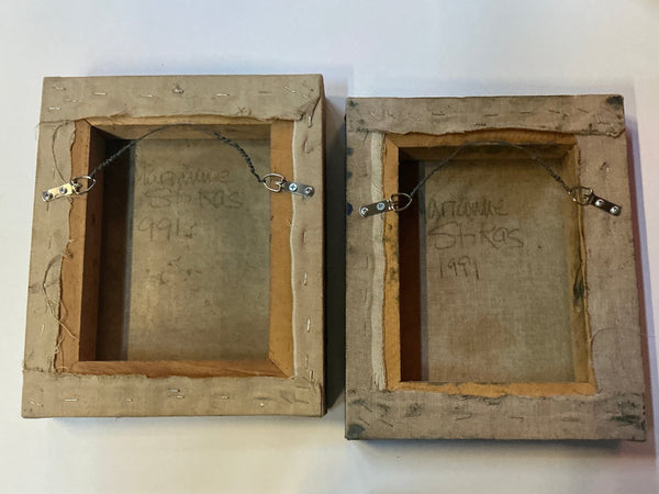 1991 untitled diptych by Marianne Stikas - Big Reuse
