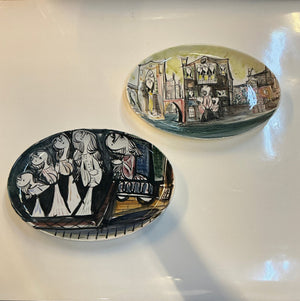 20th c. Silvestri ceramic plates - Big Reuse