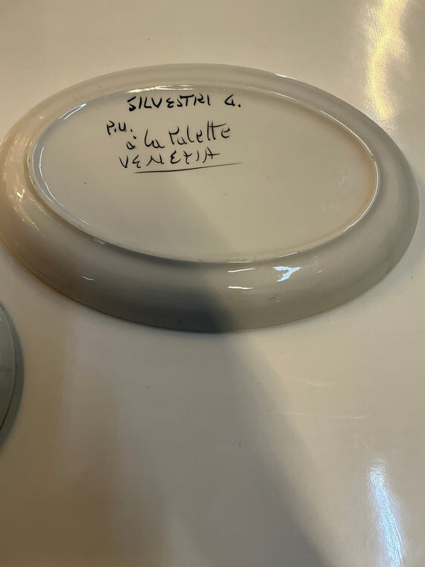 20th c. Silvestri ceramic plates - Big Reuse