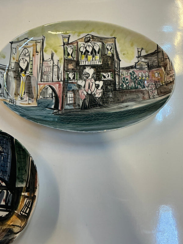 20th c. Silvestri ceramic plates - Big Reuse