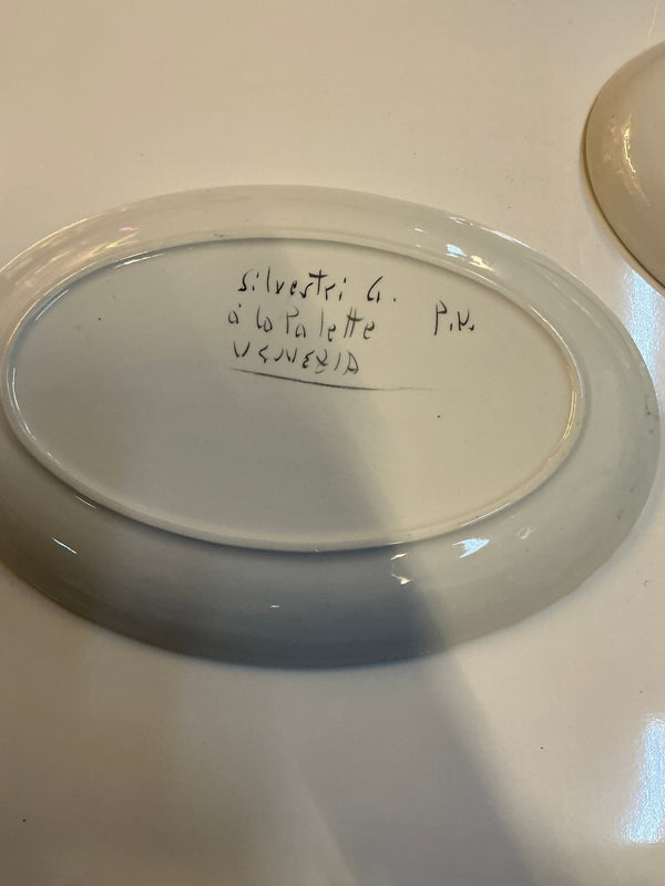20th c. Silvestri ceramic plates - Big Reuse