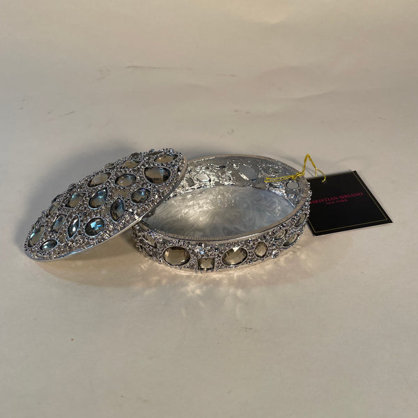 Christian Siriano Silver Jewelry Box