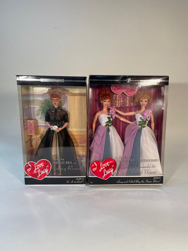“I Love Lucy” 8 Piece Barbie Collection