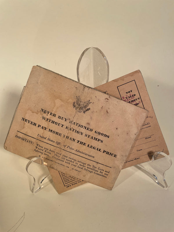 WWII Ration Booklets