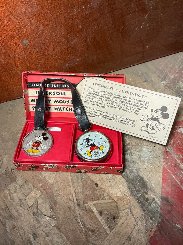 Vintage Mickey Pocket Watch