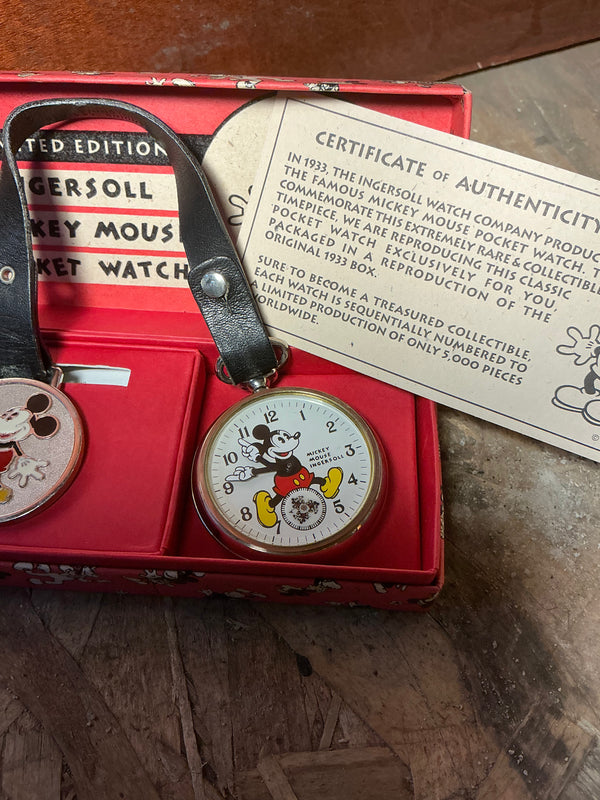 Vintage Mickey Pocket Watch