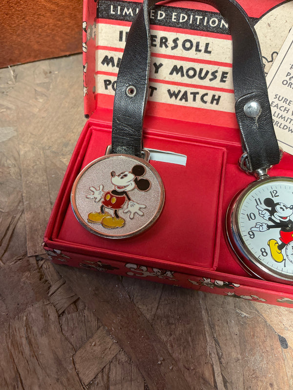 Vintage Mickey Pocket Watch