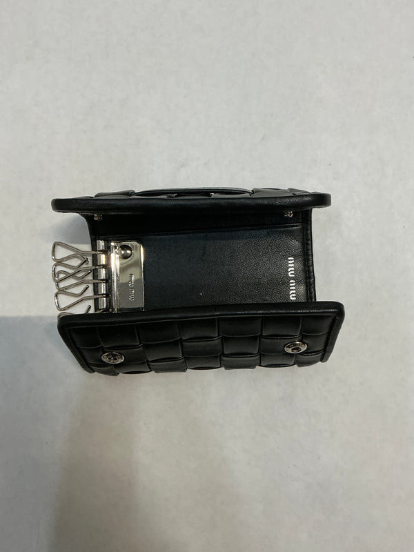 Miu Miu leather key holder wallet