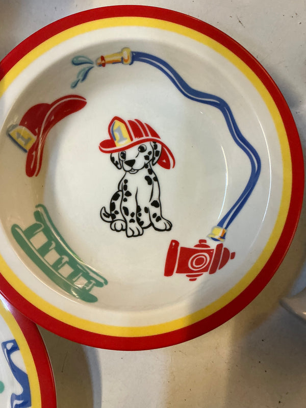 Tiffany&co  Fire Station children’s 3 piece set