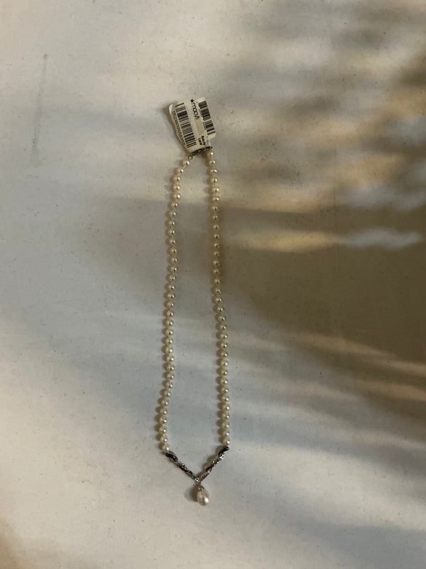 Pearl and Sterling are 14k gold necklaces