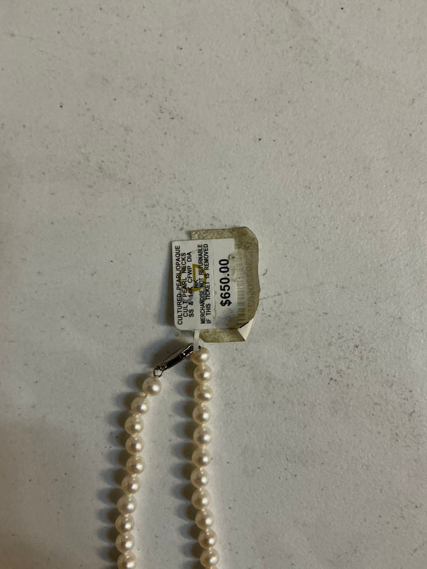 Pearl and Sterling are 14k gold necklaces