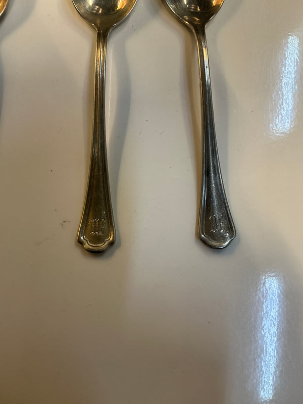 Set of Five Sterling Spoons