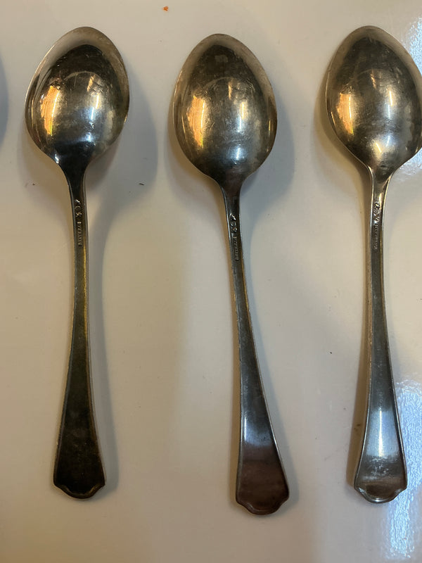 Set of Five Sterling Spoons