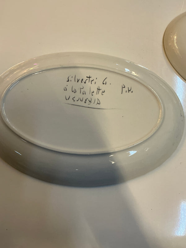 20th c. Silvestri ceramic plates