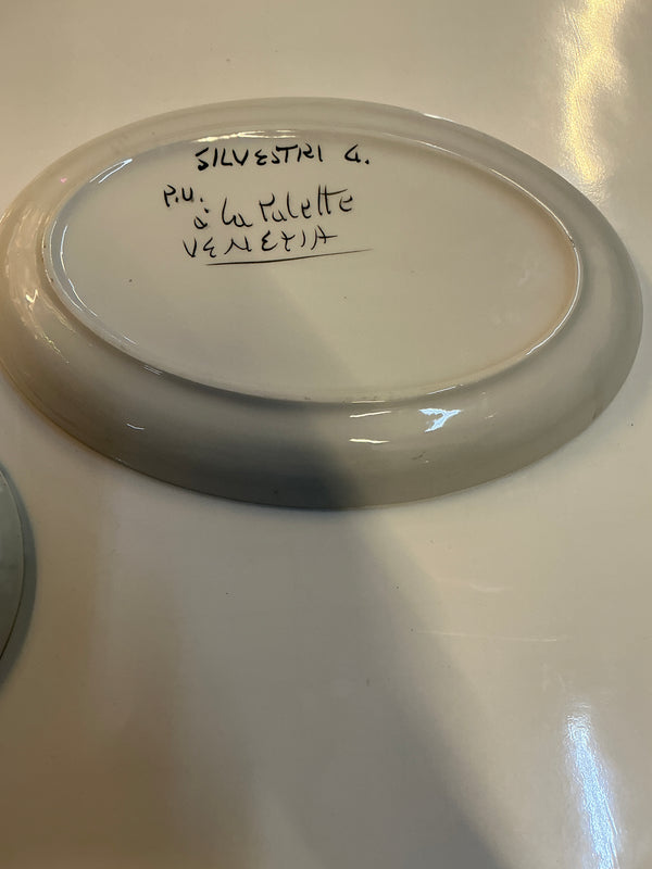 20th c. Silvestri ceramic plates