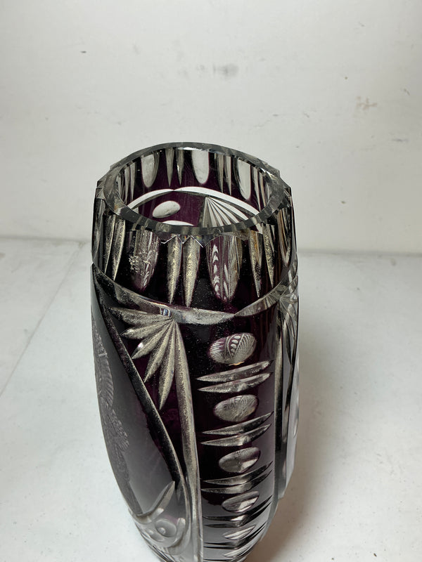 20th c. Our Lady of Czestochowa Vase