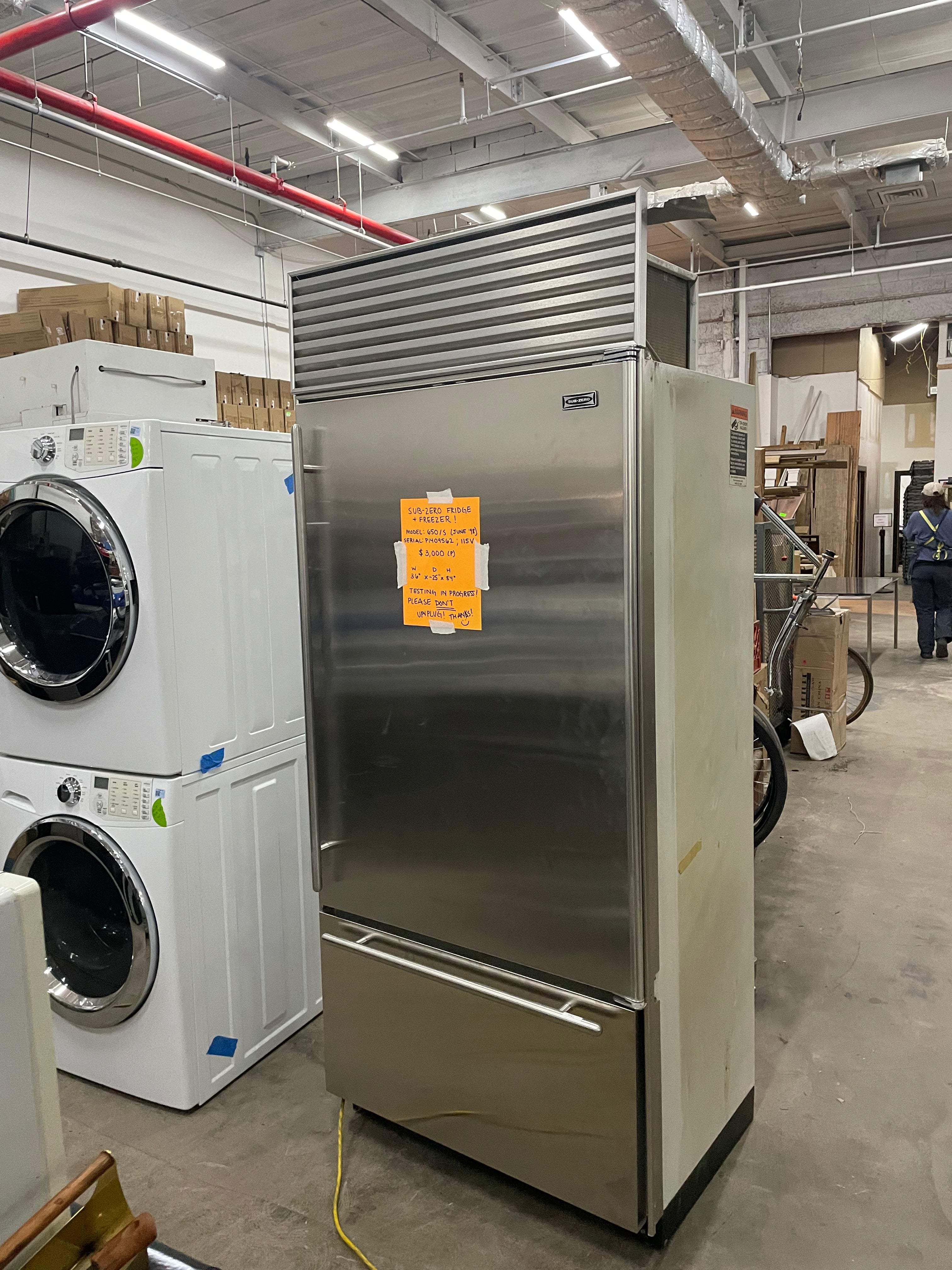 Sub Zero Fridge Freezer Big Reuse