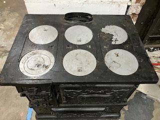 Antique Cast Iron Stove - Big Reuse