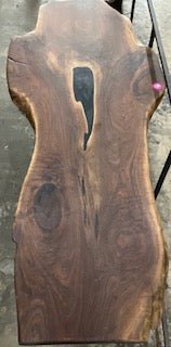 Black Walnut & Resin filled Live Edge Table - Big Reuse