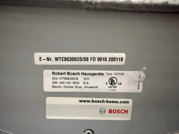 Bosch Axxis Dryer + 300 Series washer - Big Reuse