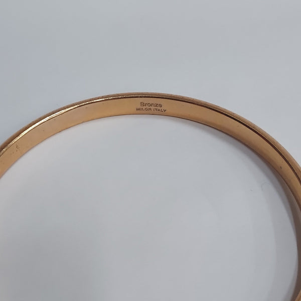 Bronze Bangle Trio - Big Reuse