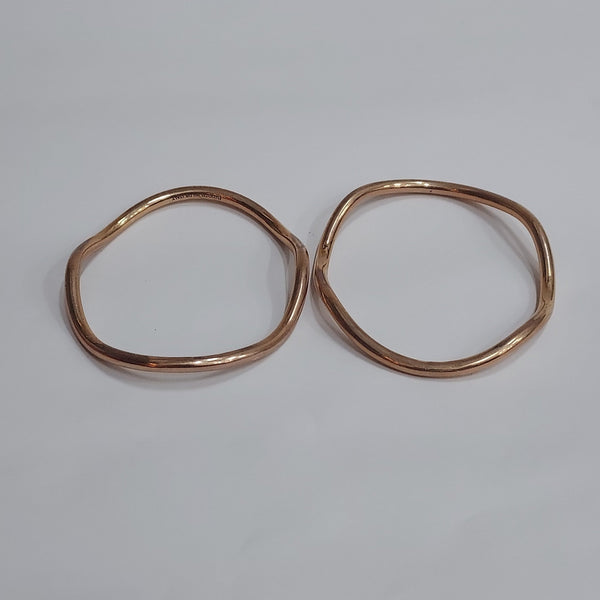 Bronze Bangle Trio - Big Reuse