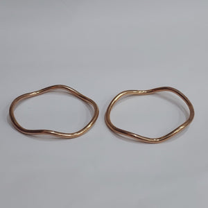 Bronze Bangle Trio - Big Reuse